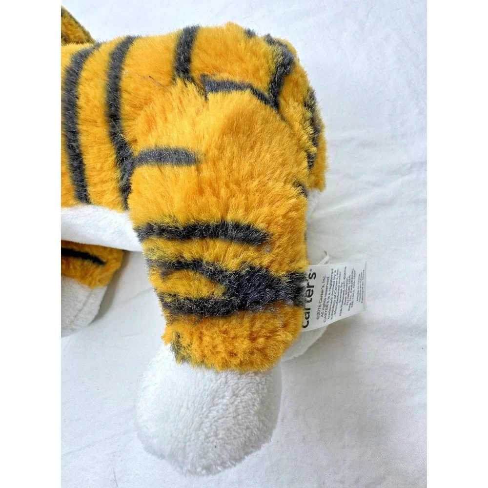 Carters Tiger Lovey 2015 Soft Plush Baby Security Stuffed Animal 8